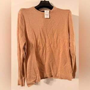 J. Crew Men's Beige Crewneck Sweater